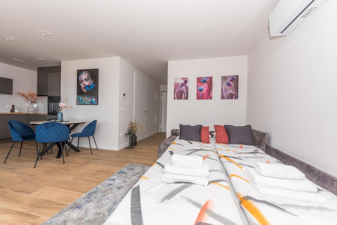 Luxury Adria Sea & City View Apartment Makarska Exterior foto
