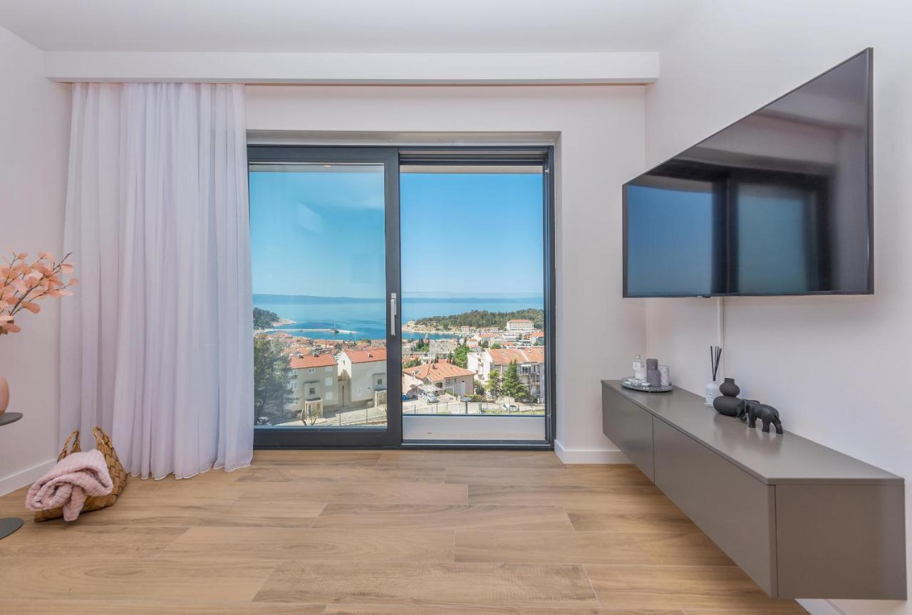 Luxury Adria Sea & City View Apartment Makarska Exterior foto