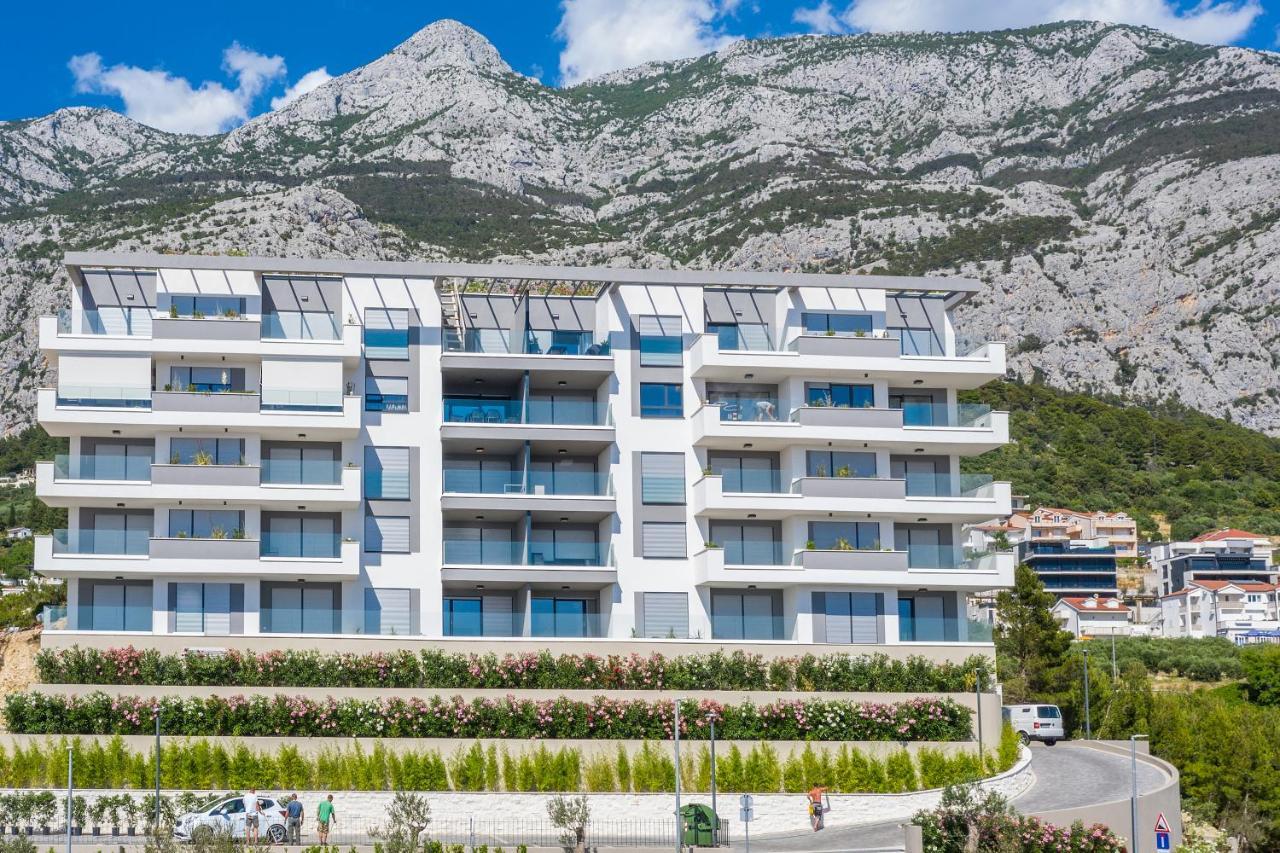 Luxury Adria Sea & City View Apartment Makarska Exterior foto