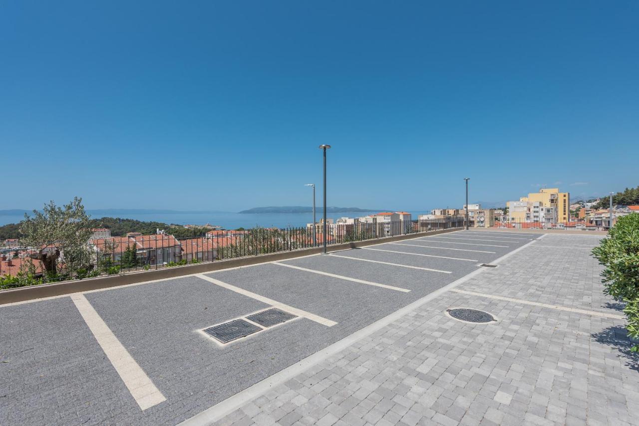 Luxury Adria Sea & City View Apartment Makarska Exterior foto